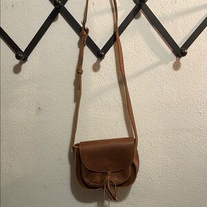 Leather crossbody